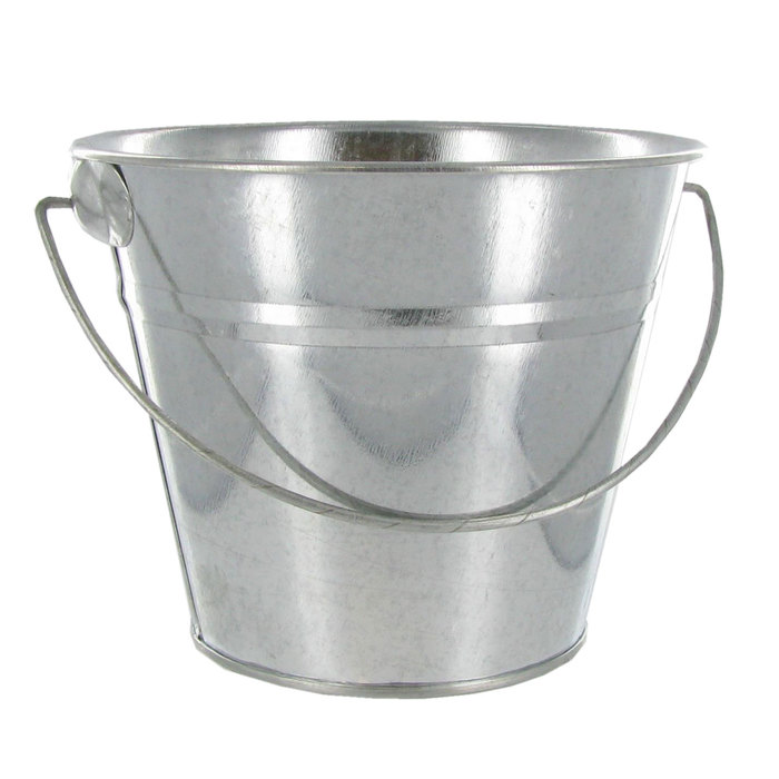 Galvanized Metal Bucket 3 1/4" Hobby Lobby 972190